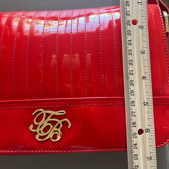 Ted Baker Red Patent Bag - Picture 13 of 14